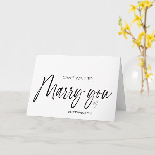 新郎Cに新婦と結婚結婚するのが待ち遠しい カード (黄色い花)