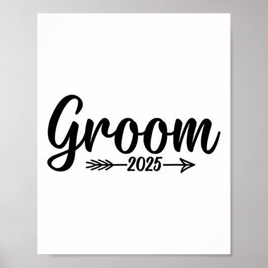 新郎Est。2025年結婚した結婚婚約 ポスター (正面)