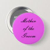 新郎Pinの母 缶バッジ (正面&裏面)