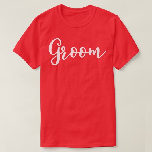 新郎Tシャツ Tシャツ (デザイン正面)