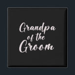 新郎Teeチームの結婚新郎Graの祖父 マグネット<br><div class="desc">新郎Teeの新郎結婚祖父チームの祖父</div>