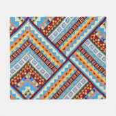 新部族 フリースブランケット (正面(横))