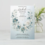 新金属グラムシャイニーハイエンドシルバーブライダルシャワー 招待状 (スタンド正面)