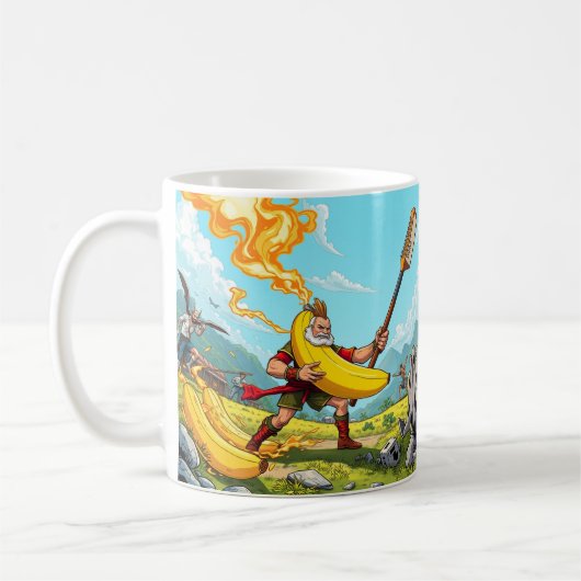 新門バナナキャッチャー コーヒーマグカップ (左)