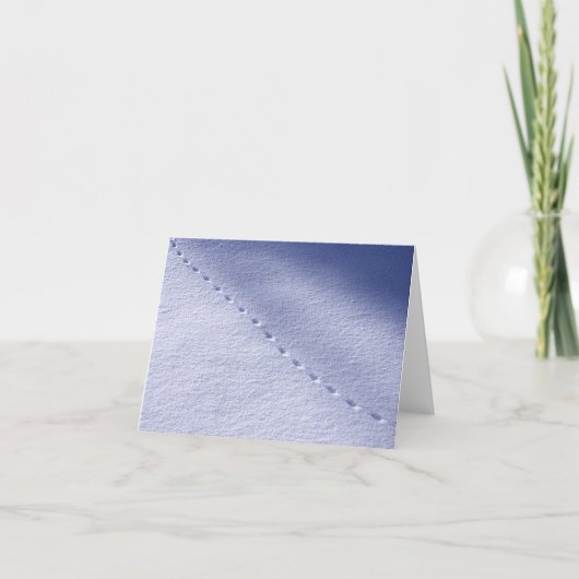 新雪のネズミの足跡 シーズンカード (正面)