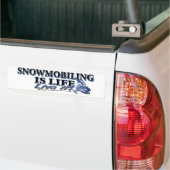 新雪の動き出す バンパーステッカー (トラック上)