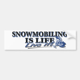 新雪の動き出す バンパーステッカー