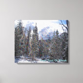 新雪オンラピッド稲妻 キャンバスプリント (正面)