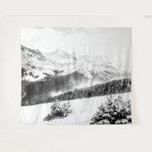 新雪//白黒 タペストリー (正面(横))