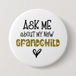 新頼孫金ゴールドグリッター 缶バッジ