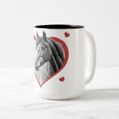 新馬が好き ツートーンマグカップ (正面右)