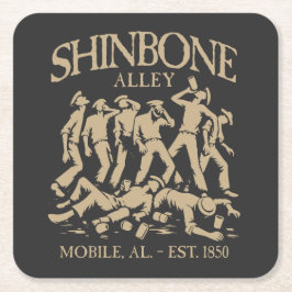 新骨路地 スクエアペーパーコースター