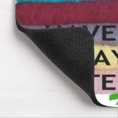 新鮮でクリーン:新しいスタートのための色のバースト マウスパッド (コーナー)