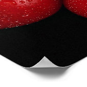 新鮮でジューシーな赤トマト ポスター (角)