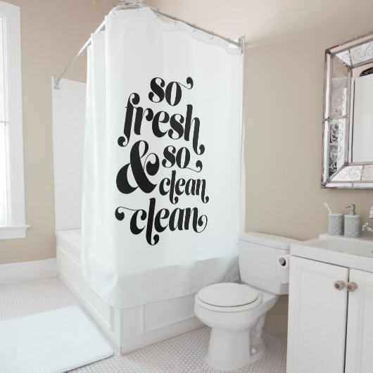 新鮮で清潔なシャワーカーテン シャワーカーテン (インサイチュ)