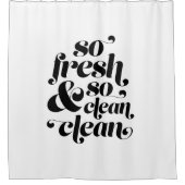 新鮮で清潔なシャワーカーテン シャワーカーテン (正面)