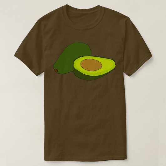新鮮なアボカド Tシャツ (デザイン正面)