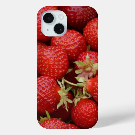 新鮮なイチゴが多い Case-Mate iPhoneケース (裏面)