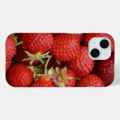 新鮮なイチゴが多い Case-Mate iPhoneケース (裏面 (横))