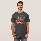 新鮮なイチゴ イチゴ農家 農場 - Tシャツ (正面フル)