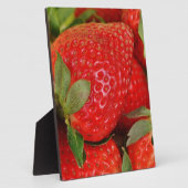 新鮮なイチゴ フォトプラーク (側面)