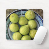 新鮮なイチジクのプレート地中海の. マウスパッド (マウス)