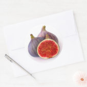 新鮮なイチジク ラウンドシール (封筒)