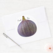 新鮮なイチジク ラウンドシール (封筒)