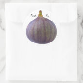 新鮮なイチジク ラウンドシール (バッグ)