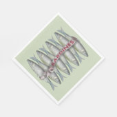 新鮮なイワシ スタンダードランチョンナプキン (角)