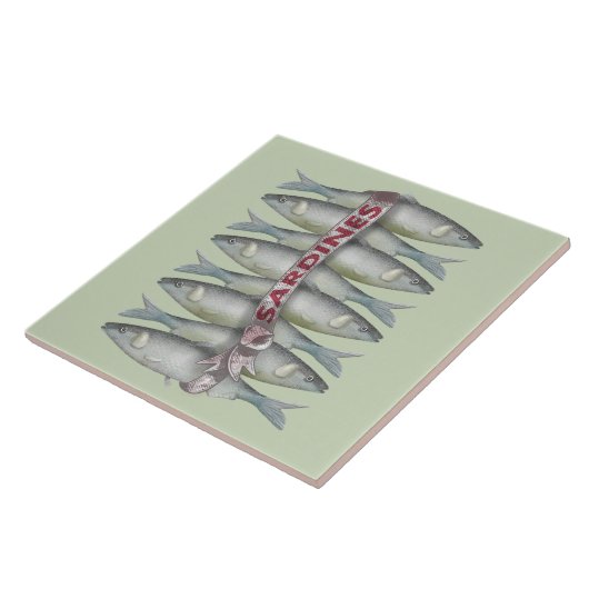 新鮮なイワシ タイル (側面)