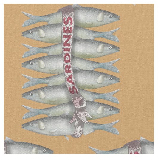 新鮮なイワシ ファブリック (クローズアップ)