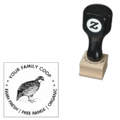 新鮮なウズラの卵を育てる ラバースタンプ (押印)