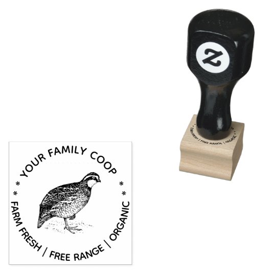新鮮なウズラの卵を育てる ラバースタンプ (押印)