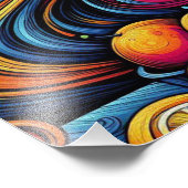 新鮮なオレンジとチューリエレガントップ フォトプリント            (角)