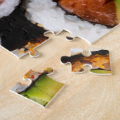 新鮮なカラフル寿司 ジグソーパズル (側面)