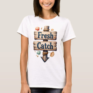新鮮なキャッチの喜び Tシャツ