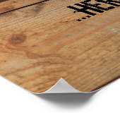 新鮮なキャッチ（カスタマイズ可能） ポスター (角)