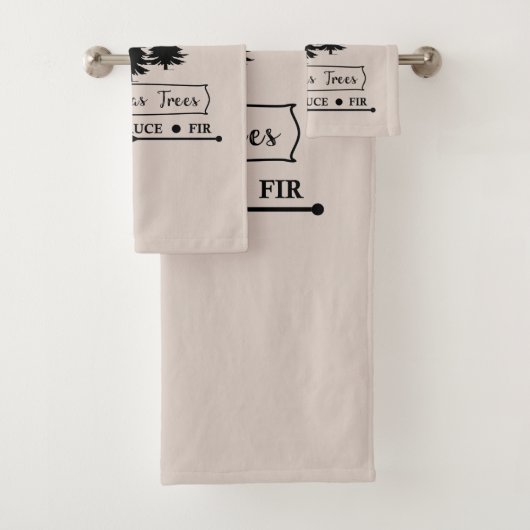 新鮮なクリスマスツリーを栽培する バスタオルセット (インサイチュ)