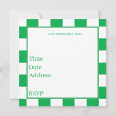 新鮮なサラダパーティーに情報を加える ノートカード (裏面)