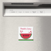 新鮮なジューシーなスイカ マグネット (インサイチュ (食洗機))