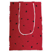 新鮮なジューシーなラズベリー ミディアムペーパーバッグ (裏面)