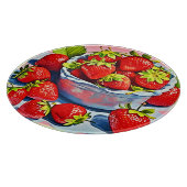 新鮮なストロベリーボウル カッティングボード (角)