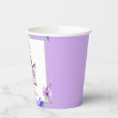 新鮮なスミレ |ユニコーン誕生日パーティー用品 紙コップ (左)