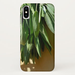 新鮮なセージの葉 iPhone X ケース
