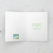 新鮮なデイジーの母の日のカード カード (内部)