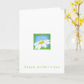 新鮮なデイジーの母の日のカード カード (黄色い花)