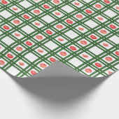 新鮮なトマトの庭師のパターン ラッピングペーパー (角)