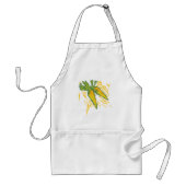 新鮮なニンジンカラフル野菜アート スタンダードエプロン (正面)