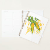 新鮮なニンジンカラフル野菜アート プランナー手帳 (ディスプレー)